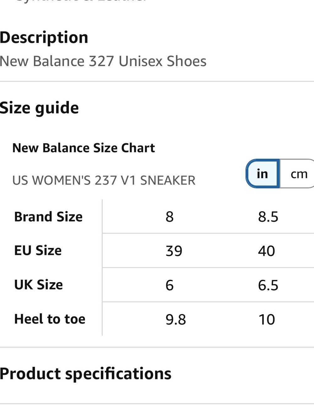 New Balance 327 Unisex Shoes - Picture 14 of 14